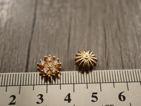 Koriste/ kapussi, 10mm, kulta, 5kpl