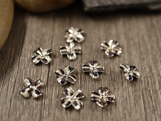 Koriste/ kapussi, 8mm, kromi, 5kpl