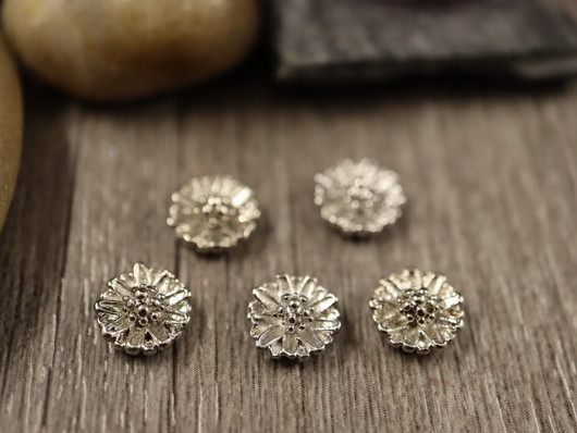 Koriste/ kapussi, 8mm, kromi, 5kpl