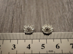 Koriste/ kapussi, 8mm, kromi, 5kpl