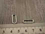 Linkki ovaali, 16x6.5x1mm, rst, 10kpl