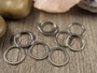 Linkki ympyrä, 12x0.9mm, umpi, rst, 10kpl