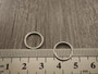 Linkki ympyrä, 12x0.9mm, umpi, rst, 10kpl