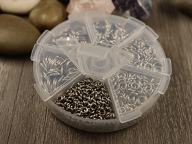 Välirengas lajitelma, 4/5/6/8/9/10mm, rst, n.2200kpl