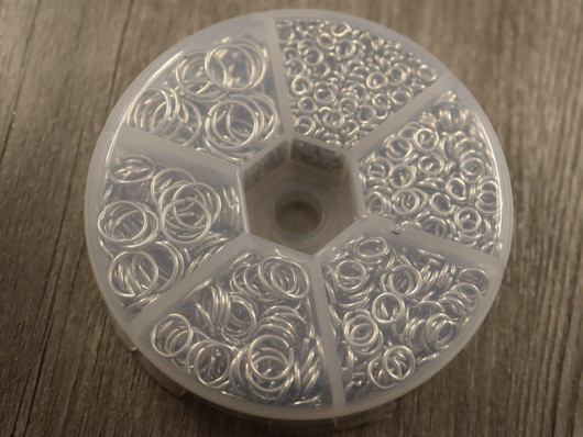 Välirengas lajitelma, 4/5/6/8/9/10mm, rst, n.2200kpl