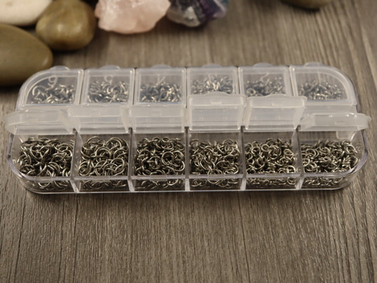 Välirengas lajitelma, 4-6mm, rst, n.2200kpl