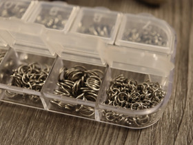 Välirengas lajitelma, 4-8mm, rst, n.865kpl