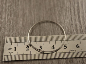 Korvakorurengas 30x0.6mm, rst, 1 pari