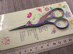 Haikarasakset, 150x75mm, moniväri,rst, 1kpl