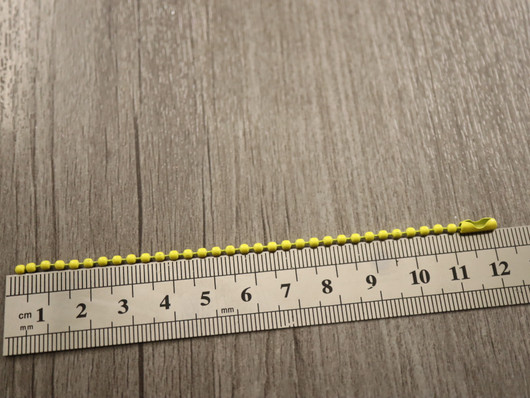 Palloketju lukolla, 2.4mm/12cm, mix setti, 10kpl