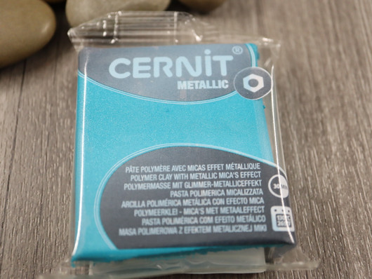 Cernit metallic, 56g, 676 turquise, 1kpl