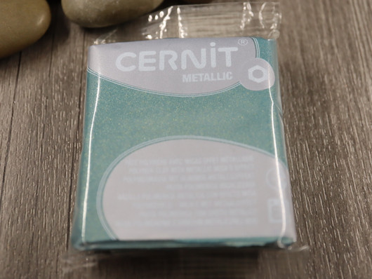 Cernit metallic, 56g, 054 Turquoise Gold, 1kpl