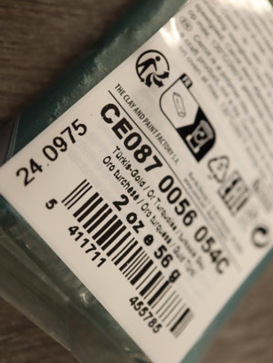 Cernit metallic, 56g, 054 Turquoise Gold, 1kpl