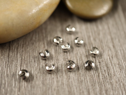 Päällyshelmi, 4mm, rst, 10kpl