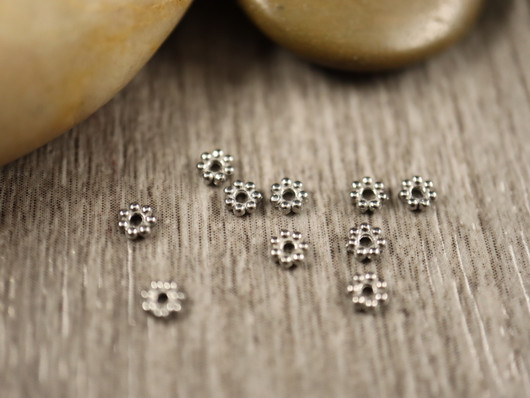  Metallihelmi rondelli, 3mm, rst, 10kpl