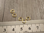 Välirengas, 5x0.7mm, avattava, 18K/vaaleakulta/rst, 10kpl