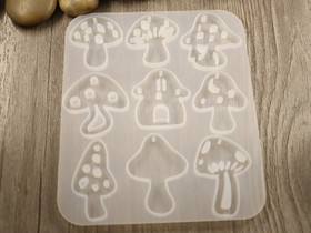 Silikonimuotti sieni, 135x113x5mm, 1kpl