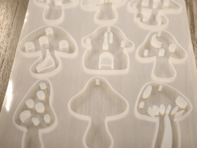 Silikonimuotti sieni, 135x113x5mm, 1kpl