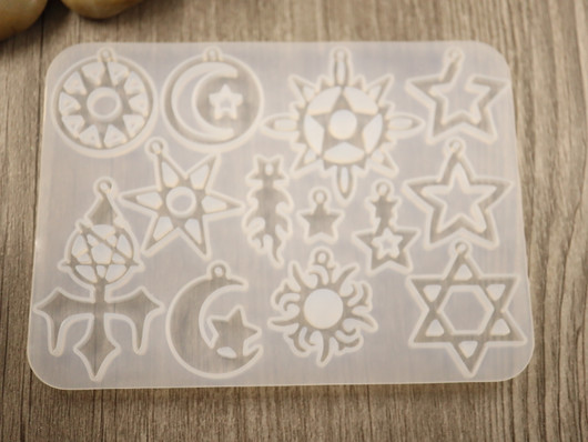 Silikonimuotti aurinko, 88x123x4mm, 1kpl