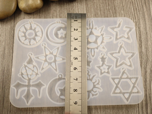 Silikonimuotti aurinko, 88x123x4mm, 1kpl