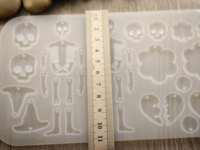 Silikonimuotti luuranko, 110x180mm, 1kpl