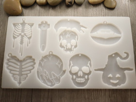 Silikonimuotti halloween, 150x254x6.5mm, 1kpl
