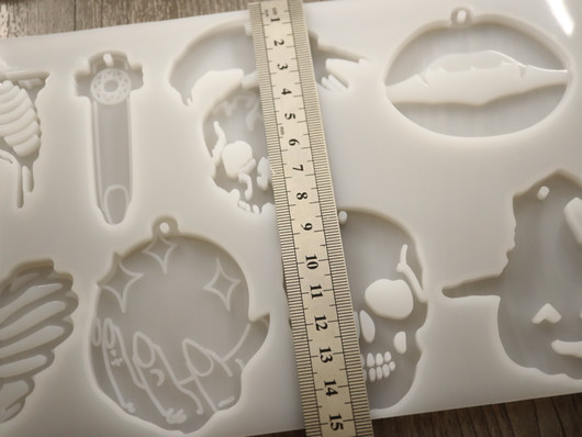 Silikonimuotti halloween, 150x254x6.5mm, 1kpl