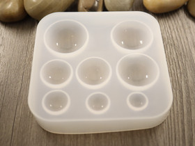 Silikonimuotti ympyrät, 81x84x15.5mm, 1kpl