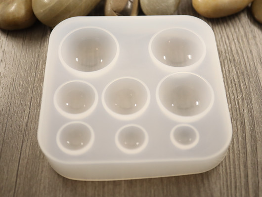 Silikonimuotti ympyrät, 81x84x15.5mm, 1kpl