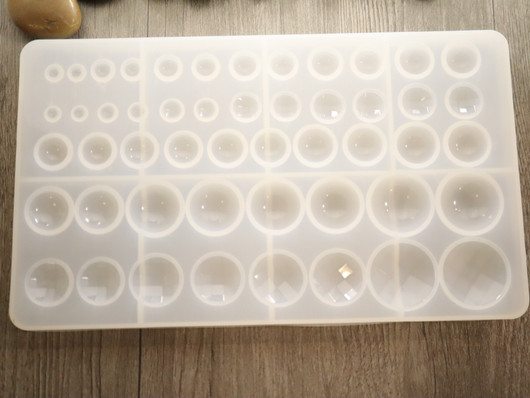 Silikonimuotti ympyrät, 261x153x16mm, 1kpl POSTIPAKETTI TOIMITUS