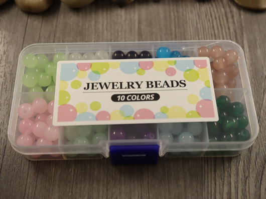 Lasihelmilajitelma jade, 8mm, 10 väriä, (200kpl) 1kpl