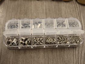 Välirengas- ja lukkolajitelma, 5-10mm, rst, n.249kpl