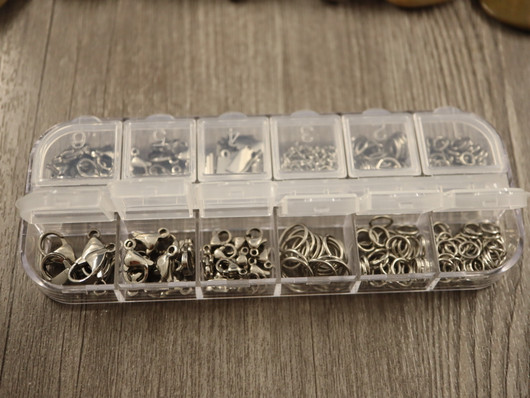 Välirengas- ja lukkolajitelma, 5-10mm, rst, n.249kpl