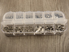 Välirengas- ja lukkolajitelma, 5-10mm, rst, n.249kpl