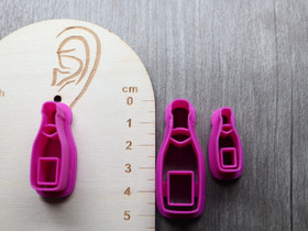 Muotti pullo, 25mm/35mm/45mm, 1kpl