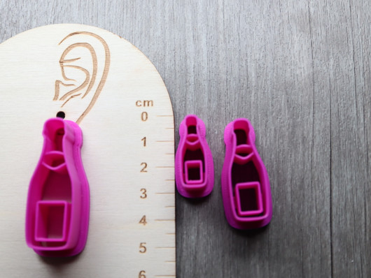 Muotti pullo, 25mm/35mm/45mm, 1kpl