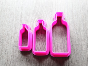 Muotti pullo, 25mm/35mm/45mm, 1kpl