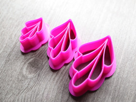 Muotti lehti, 25mm/35mm/45mm, 1kpl