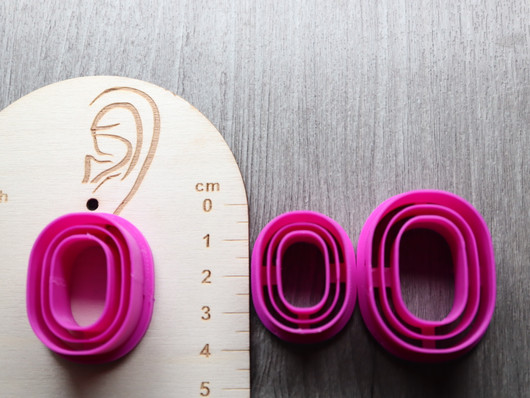 Muotti ovaali, 30mm/35mm/40mm, 1kpl