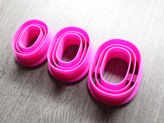 Muotti ovaali, 30mm/35mm/40mm, 1kpl