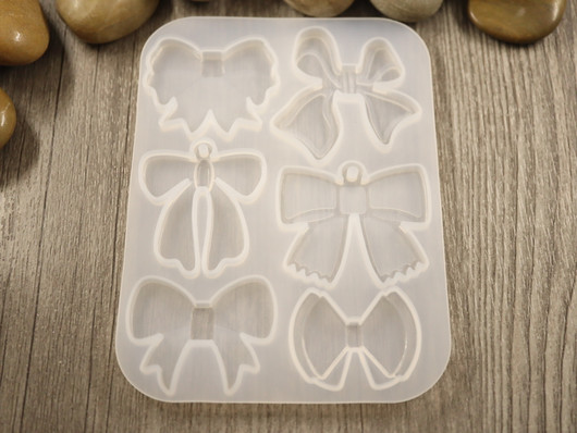 Silikonimuotti rusetti, 107x79x4mm, 1kpl