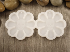 Silikonimuotti kukka (pääkallo), 56x108x6mm, 1kpl