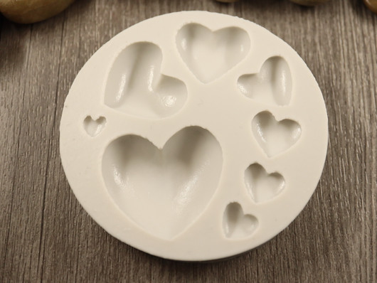 Silikonimuotti sydän, 76mm, 1kpl