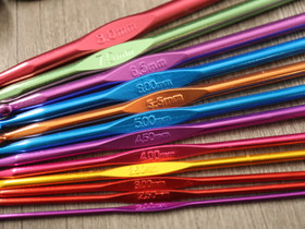 Virkkuukoukkusetti, 145mm, 1setti