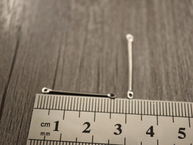 Korulinkit tikku, 25x1.2mm, rst, 10kpl