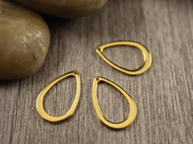 Pisarariipus, 17x11mm, kulta/rst, 1kpl