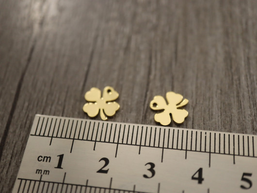 Apilariipus, 9x9mm, 18K/ kulta, 1kpl