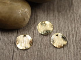 Ympyräriipus, 10mm, 24K/ vaaleakulta/ 1kpl