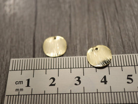 Ympyräriipus, 10mm, 24K/ vaaleakulta/ 1kpl