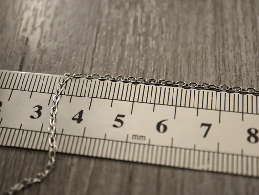 Ankkuriketju, 2x1.5x0.4mm, rst, 1m